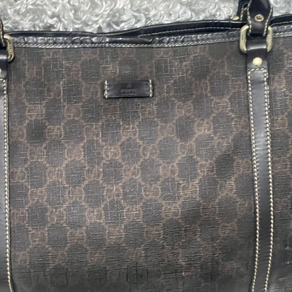 GUCCI GG Plus Monogram Joy Tote Dark Brown - Picture 4 of 16